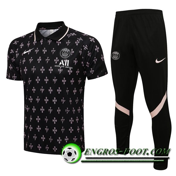 Ensemble Polo Jordan PSG + Pantalon Noir 2021/2022