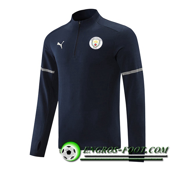 Sweatshirt Training Manchester City Bleu Marin 2021/2022