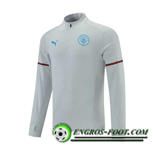 Sweatshirt Training Manchester City Gris 2021/2022