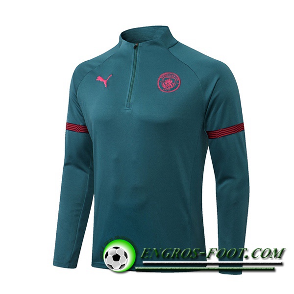 Sweatshirt Training Manchester City Vert 2021/2022