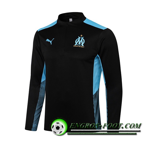 Sweatshirt Training Marseille OM Noir/Blue 2021/2022