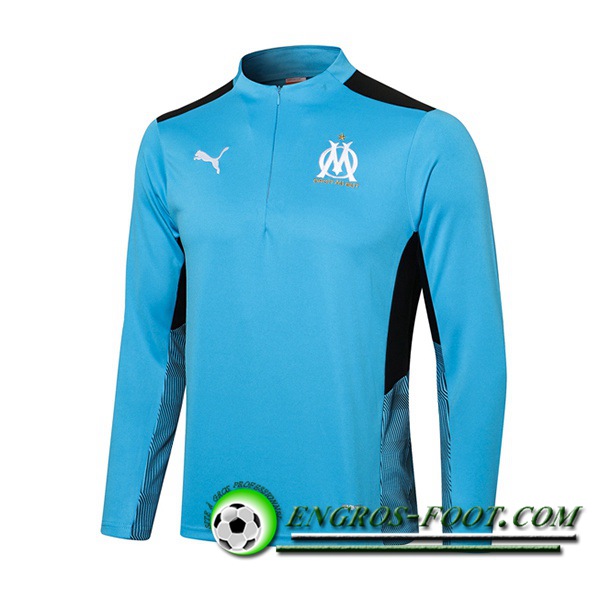 Sweatshirt Training Marseille OM Bleu/Noir 2021/2022