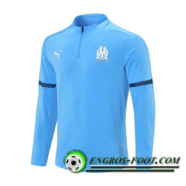 Sweatshirt Training Marseille OM Bleu/Noir 2021/2022 -01