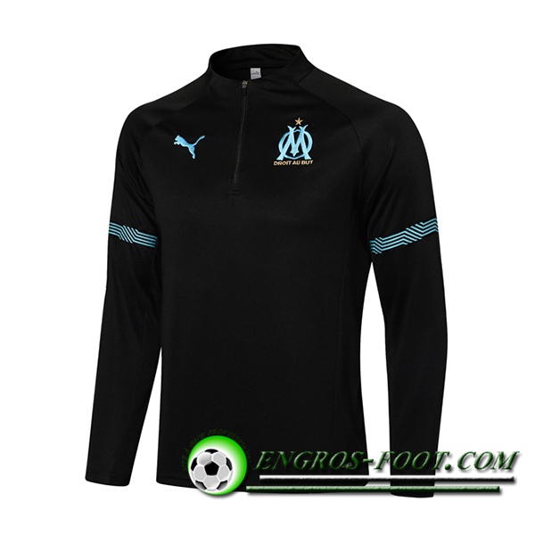 Sweatshirt Training Marseille OM Noir/Blue 2021/2022 -02