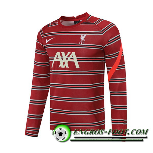 Sweatshirt Training FC Liverpool Vert/Noir 2021/2022