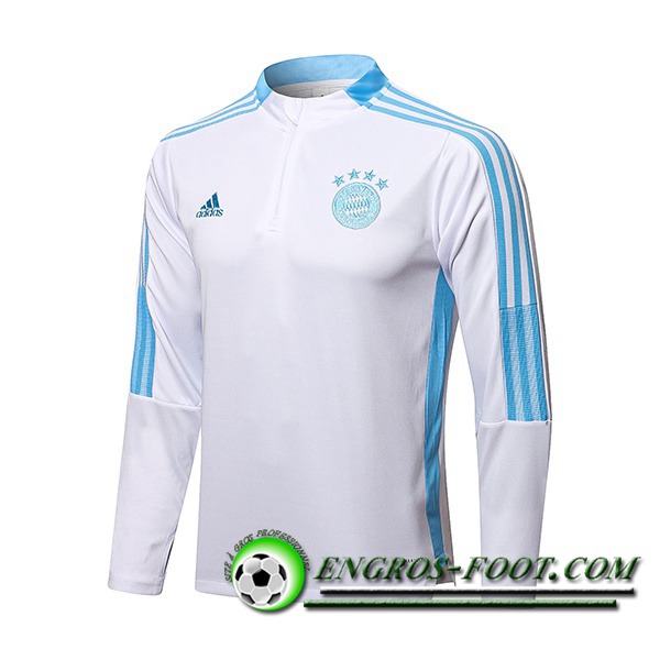 Sweatshirt Training Bayern Munich Blanc/Bleu 2021/2022