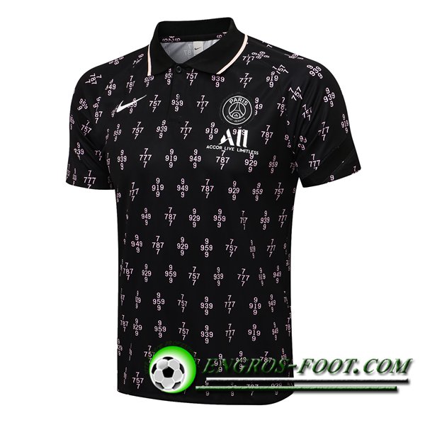 Polo Foot Jordan PSG Noir 2021/2022