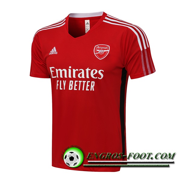 Training T-Shirts FC Arsenal Rouge/Blanc 2021/2022