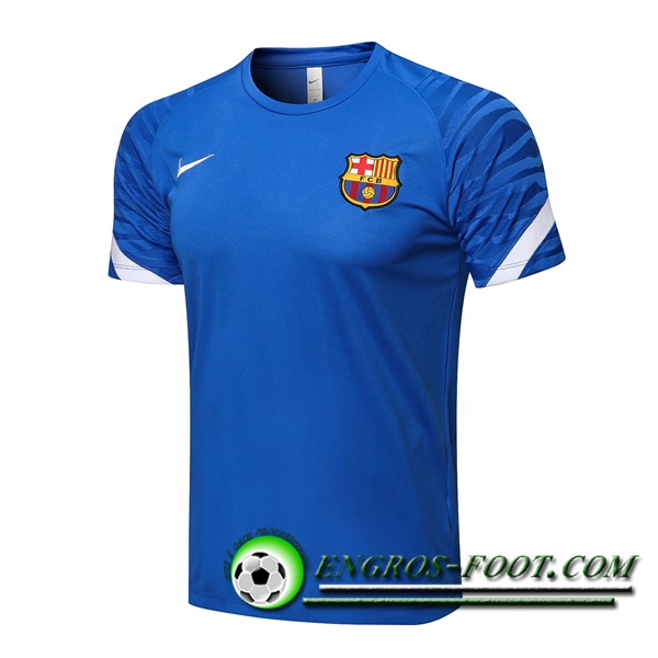 Training T-Shirts FC Barcelone Bleu/Blanc 2021/2022