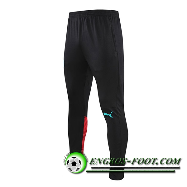 Training Pantalon Foot Manchester City Bleu/Rouge 2021/2022