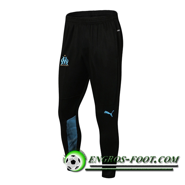 Training Pantalon Foot Marseille OM Noir/Blue 2021/2022