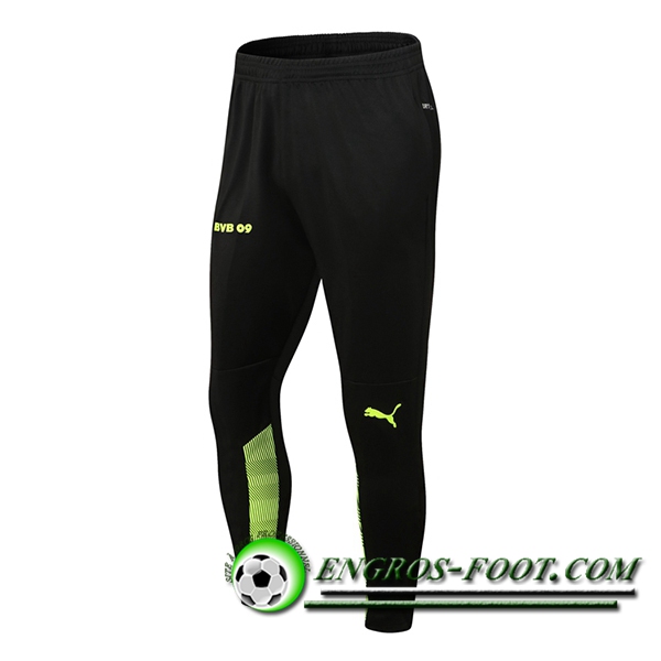 Training Pantalon Foot Dortmund BVB Noir/Vert 2021/2022