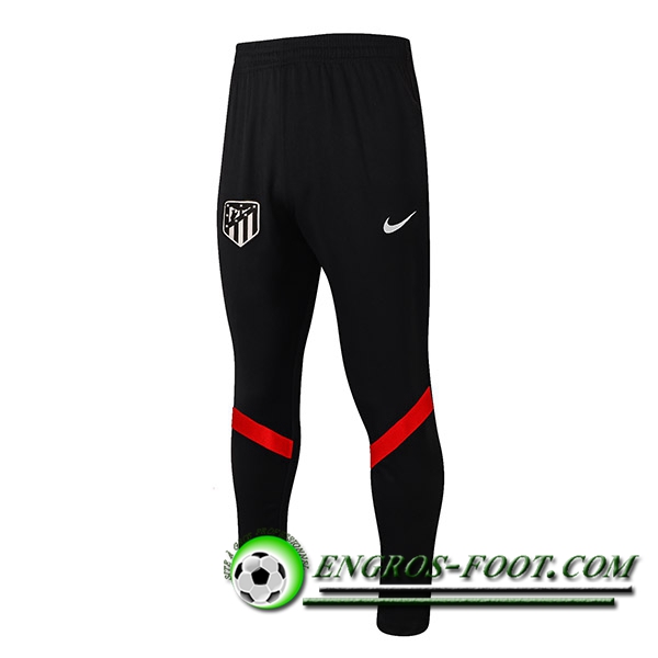 Training Pantalon Foot Altetico Madrid Noir/Rouge 2021/2022