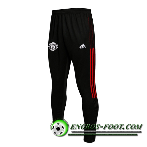 Training Pantalon Foot Manchester United Noir/Rouge 2021/2022 -1