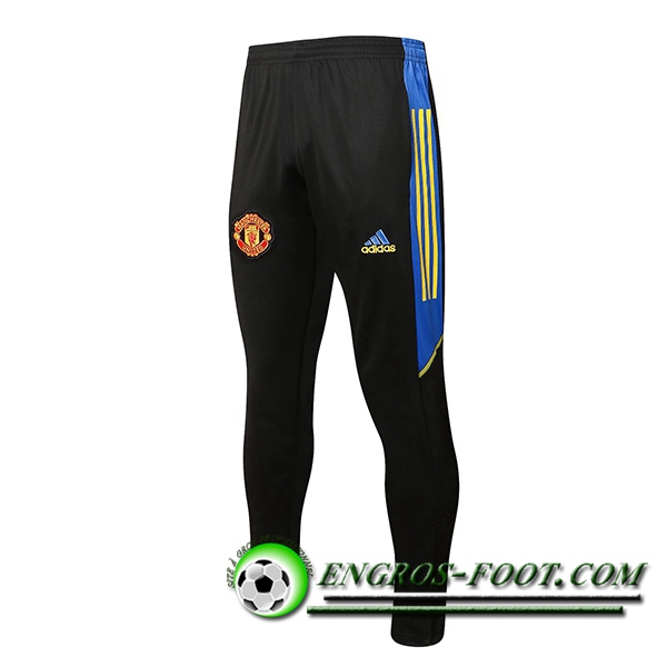 Training Pantalon Foot Manchester United Bleu/Noir 2021/2022