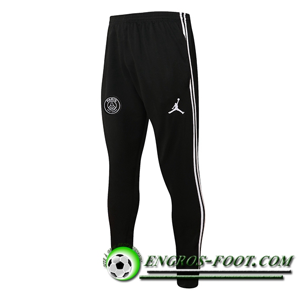 Training Pantalon Foot Jordan PSG Blanc/Noir 2021/2022 -01