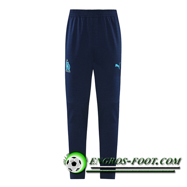 Training Pantalon Foot Marseille OM Bleu Marin 2021/2022