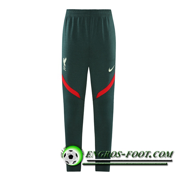 Training Pantalon Foot FC Liverpool Vert/Rouge 2021/2022