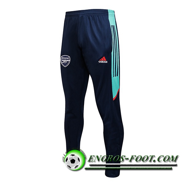 Training Pantalon Foot FC Aesenal Bleu Marin/Vert 2021/2022