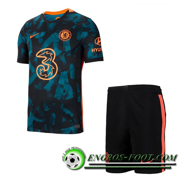 Ensemble Maillot Foot FC Chelsea Third + Short 2021/2022