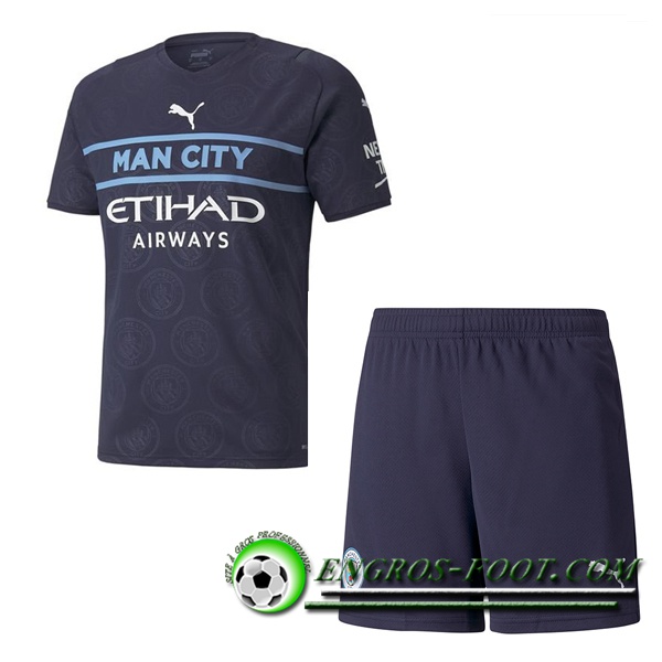 Ensemble Maillot Foot Manchester City Third + Short 2021/2022