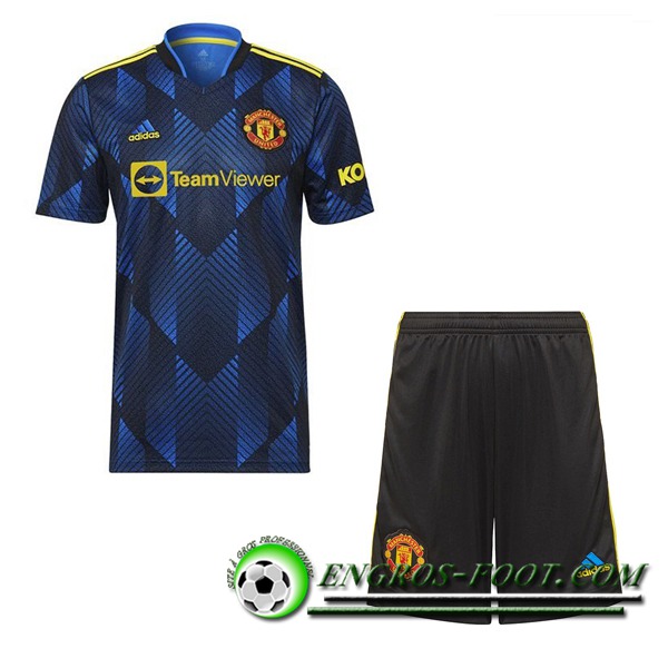 Ensemble Maillot Foot Manchester United Third + Short 2021/2022