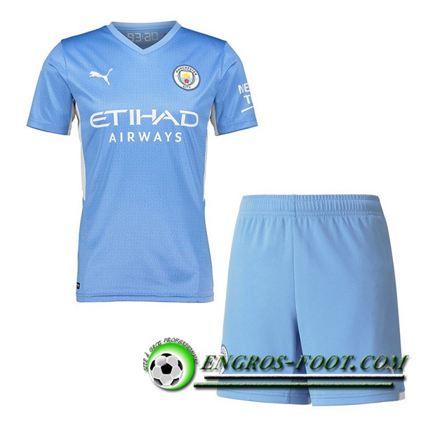 Ensemble Maillot Foot Manchester City Domicile + Short 2021/2022