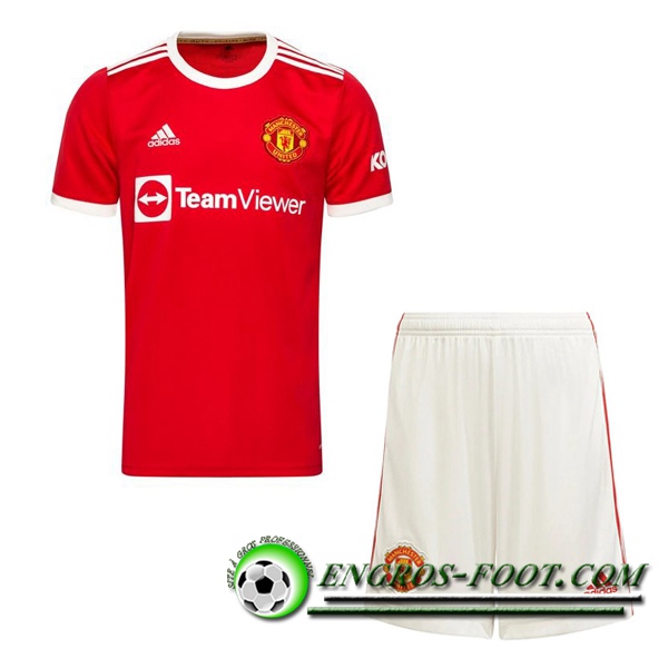 Ensemble Maillot Foot Manchester United Domicile + Short 2021/2022