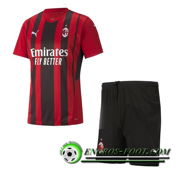 Ensemble Maillot Foot AC Milan Domicile + Short 2021/2022