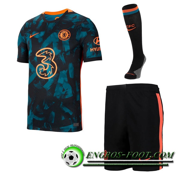 Ensemble Maillot Foot FC Chelsea Third (Short + Chaussettes) 2021/2022