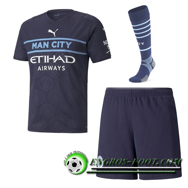 Ensemble Maillot Foot Manchester City Third (Short + Chaussettes) 2021/2022