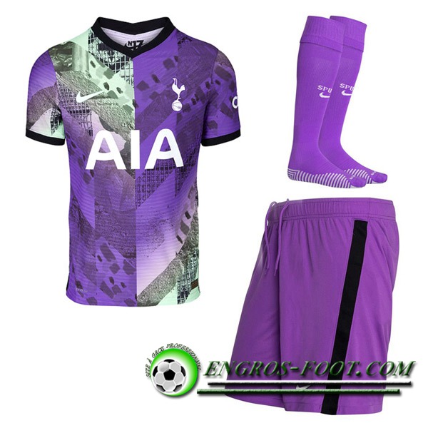 Ensemble Maillot Foot Tottenham Hotspur Third (Short + Chaussettes) 2021/2022