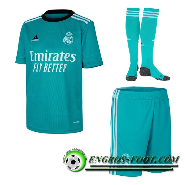 Ensemble Maillot Foot Real Madrid Third (Short + Chaussettes) 2021/2022