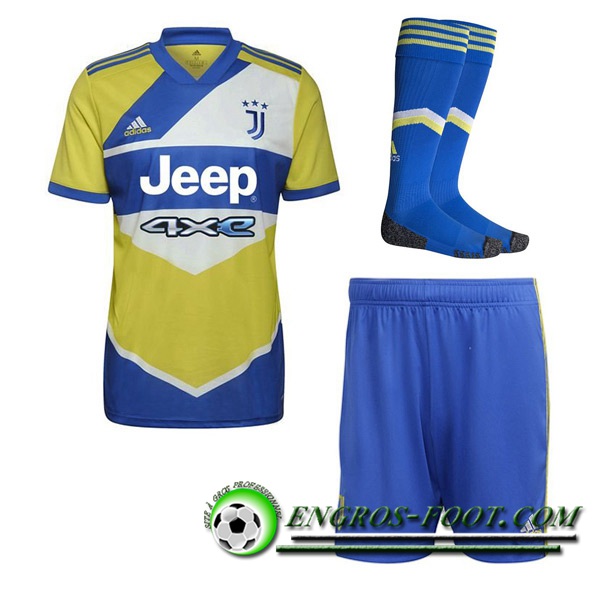 Ensemble Maillot Foot Juventus Third (Short + Chaussettes) 2021/2022