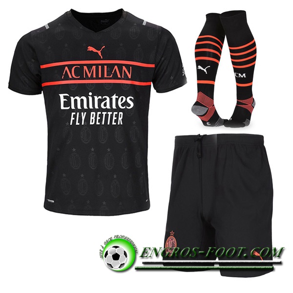 Ensemble Maillot Foot AC Milan Third (Short + Chaussettes) 2021/2022