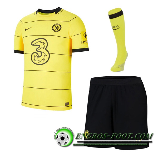 Ensemble Maillot Foot FC Chelsea Exterieur (Short + Chaussettes) 2021/2022