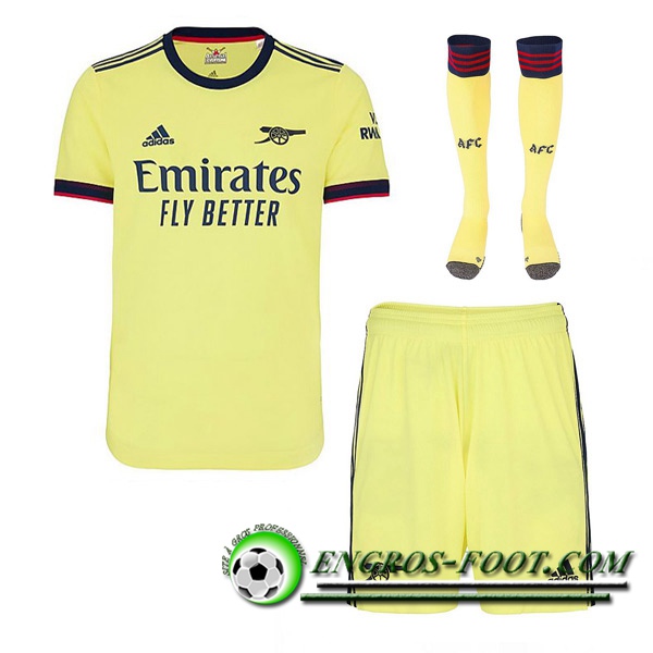 Ensemble Maillot Foot FC Arsenal Exterieur (Short + Chaussettes) 2021/2022