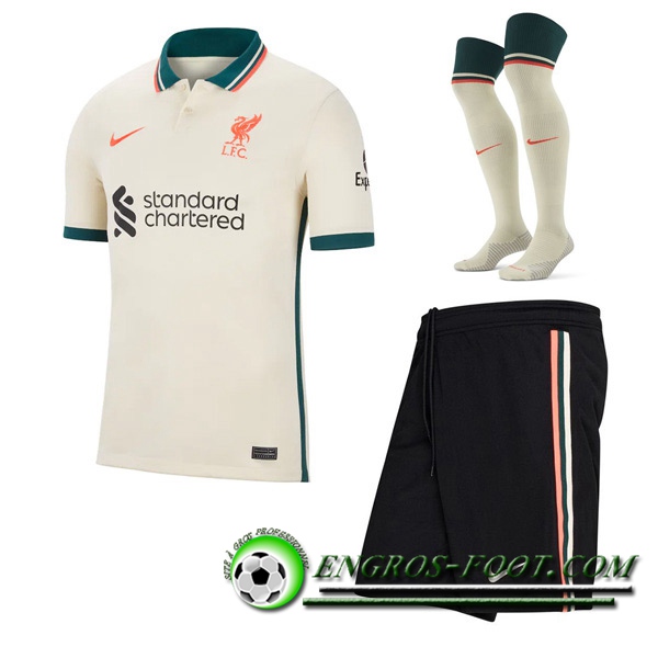 Ensemble Maillot Foot FC Liverpool Exterieur (Short + Chaussettes) 2021/2022