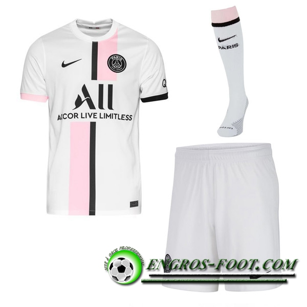 Ensemble Maillot Foot Jordan PSG Exterieur (Short + Chaussettes) 2021/2022