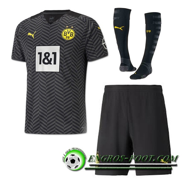 Ensemble Maillot Foot Dortmund BVB Exterieur (Short + Chaussettes) 2021/2022