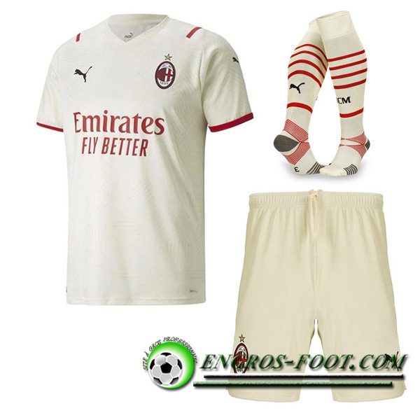 Ensemble Maillot Foot AC Milan Exterieur (Short + Chaussettes) 2021/2022