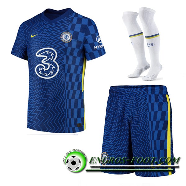 Ensemble Maillot Foot FC Chelsea Domicile (Short + Chaussettes) 2021/2022