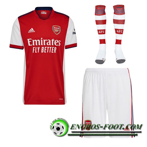 Ensemble Maillot Foot FC Arsenal Domicile (Short + Chaussettes) 2021/2022