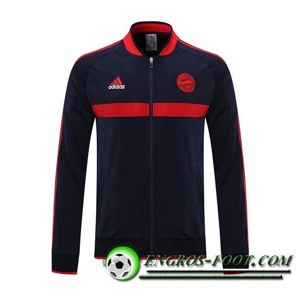 Nouveaux Veste Foot Bayern Munich Noir/Rouge 2021/2022