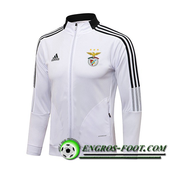 Nouveaux Veste Foot S.L.Benfica Blanc 2021/2022