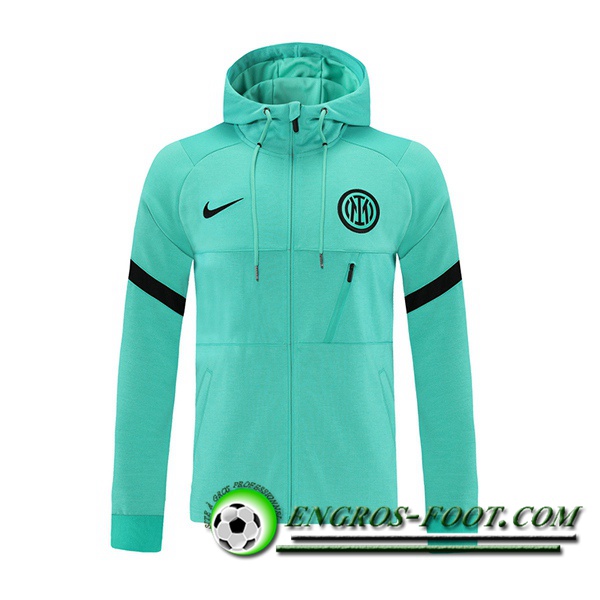 Nouveaux Veste A Capuche Inter Milan Vert 2021/2022