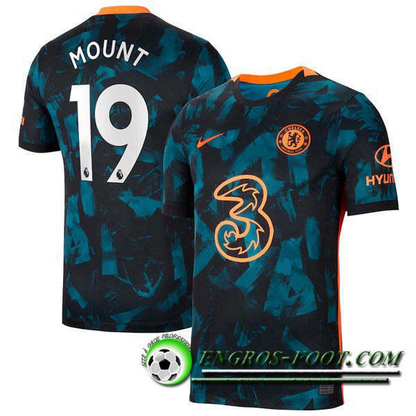 Maillot de Foot FC Chelsea (Mount 19) Third 2021/2022