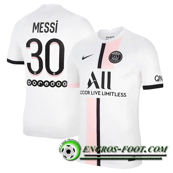 Maillot de Foot Jordan PSG (Messi 30) Exterieur 2021/2022