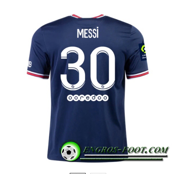 Maillot de Foot Jordan PSG (Messi 30) Domicile 2021/2022