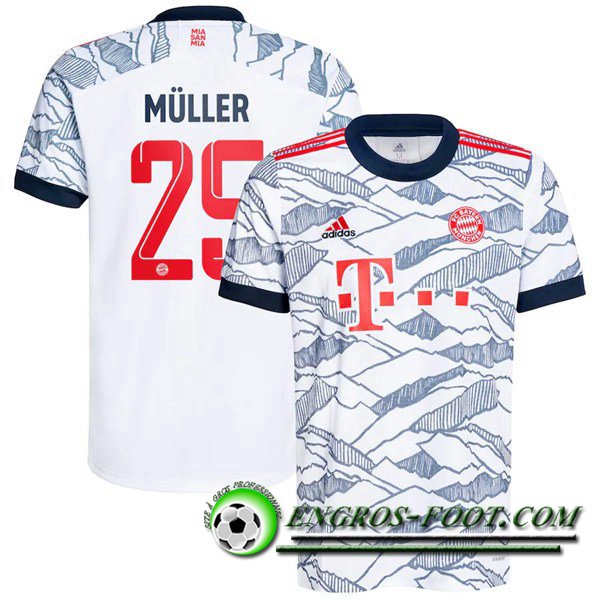 Maillot de Foot Bayern Munich (Muller 25) Third 2021/2022